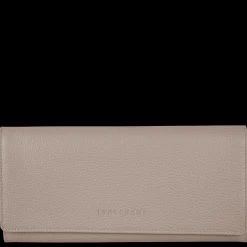 Clearance Longchamp Portefeuille à Rabat Le Foulonné Tourterelle