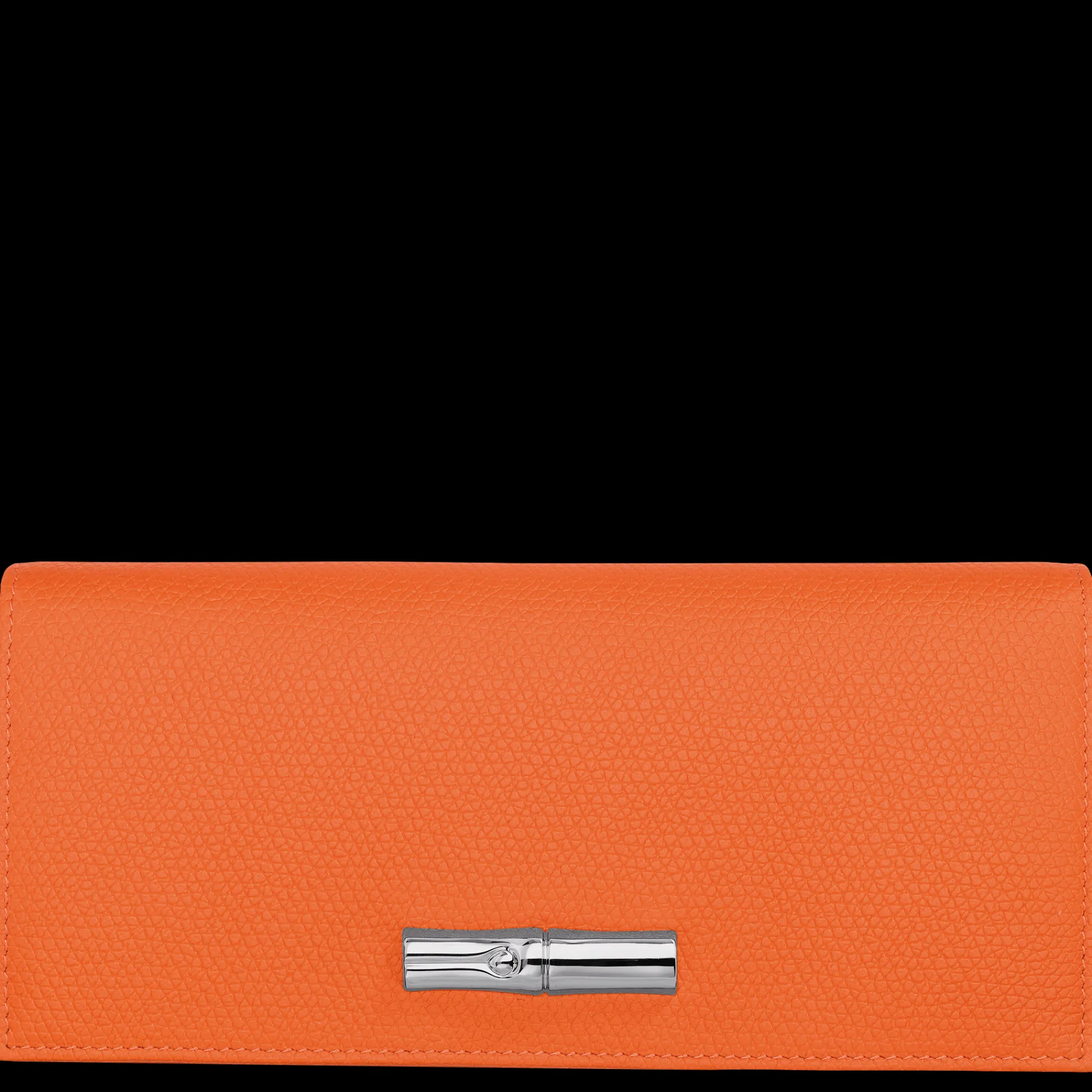 Discount Longchamp Portefeuille à Rabat Le Roseau Orange