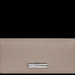 Longchamp Portefeuille à Rabat Le Roseau Argile