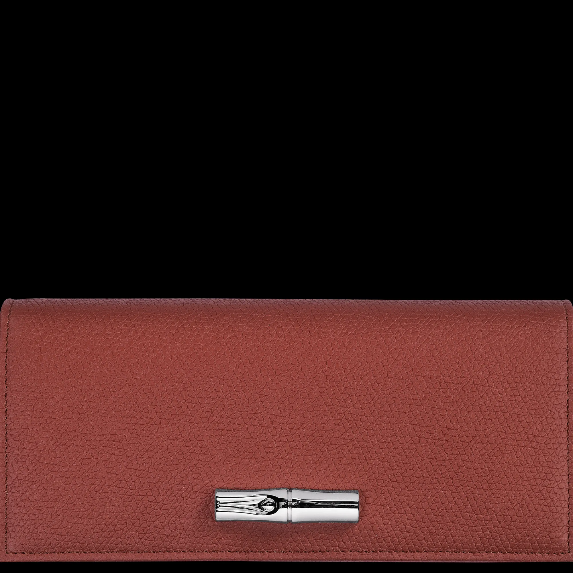 Online Longchamp Portefeuille à Rabat Le Roseau Châtaigne