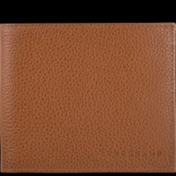 Best Longchamp Portefeuille Le Foulonné Caramel