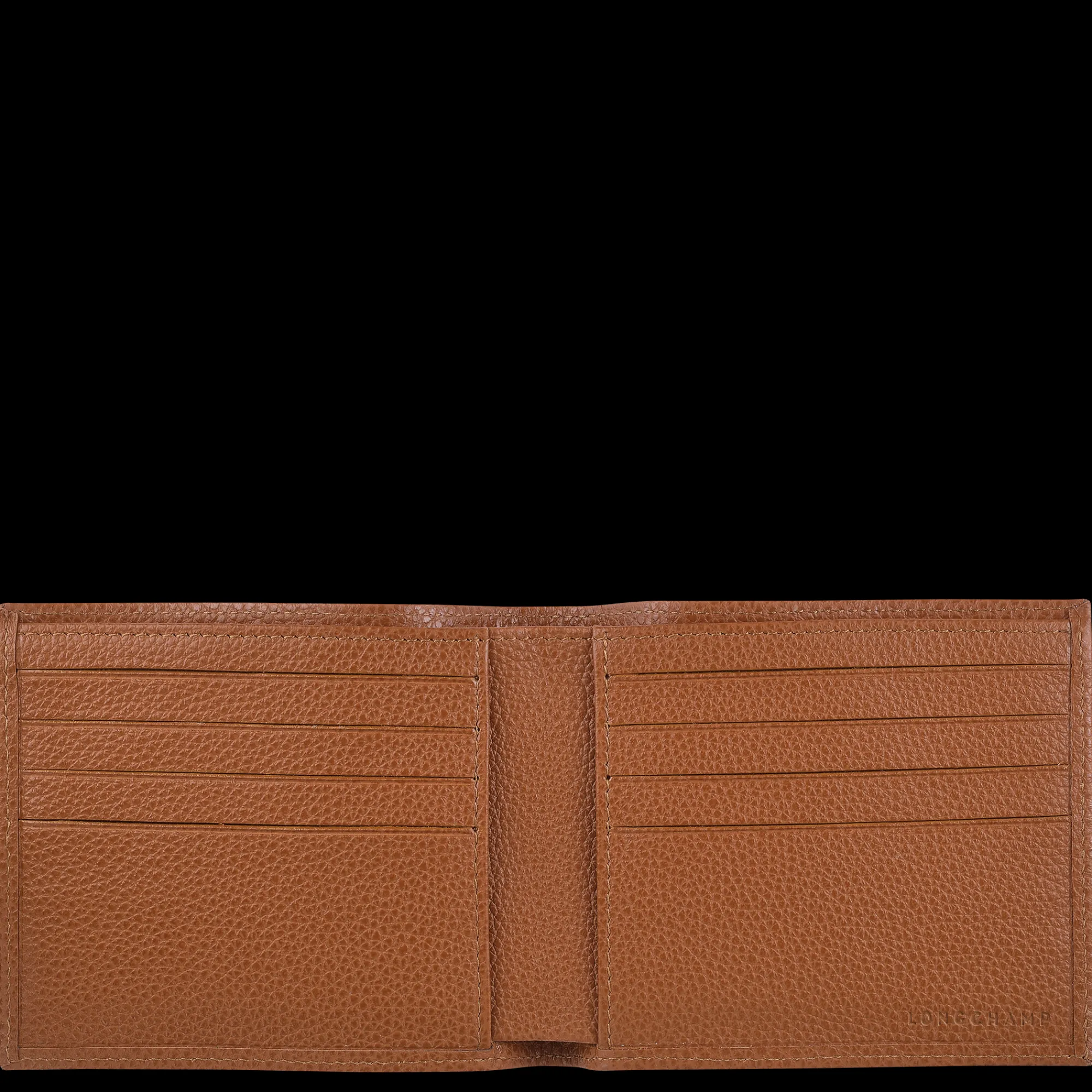 Best Longchamp Portefeuille Le Foulonné Caramel