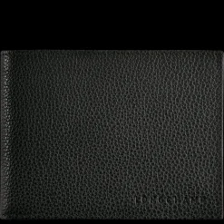 Best Longchamp Portefeuille Le Foulonné Noir