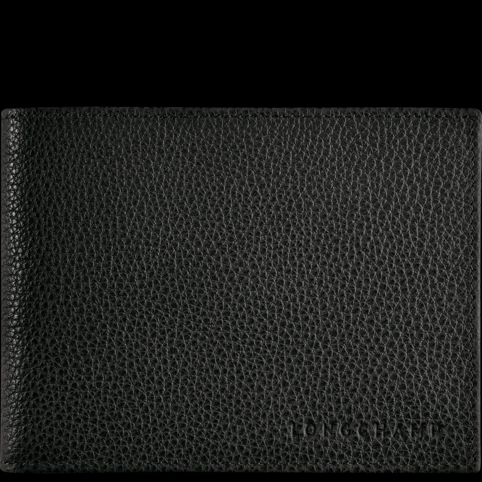 Best Longchamp Portefeuille Le Foulonné Noir