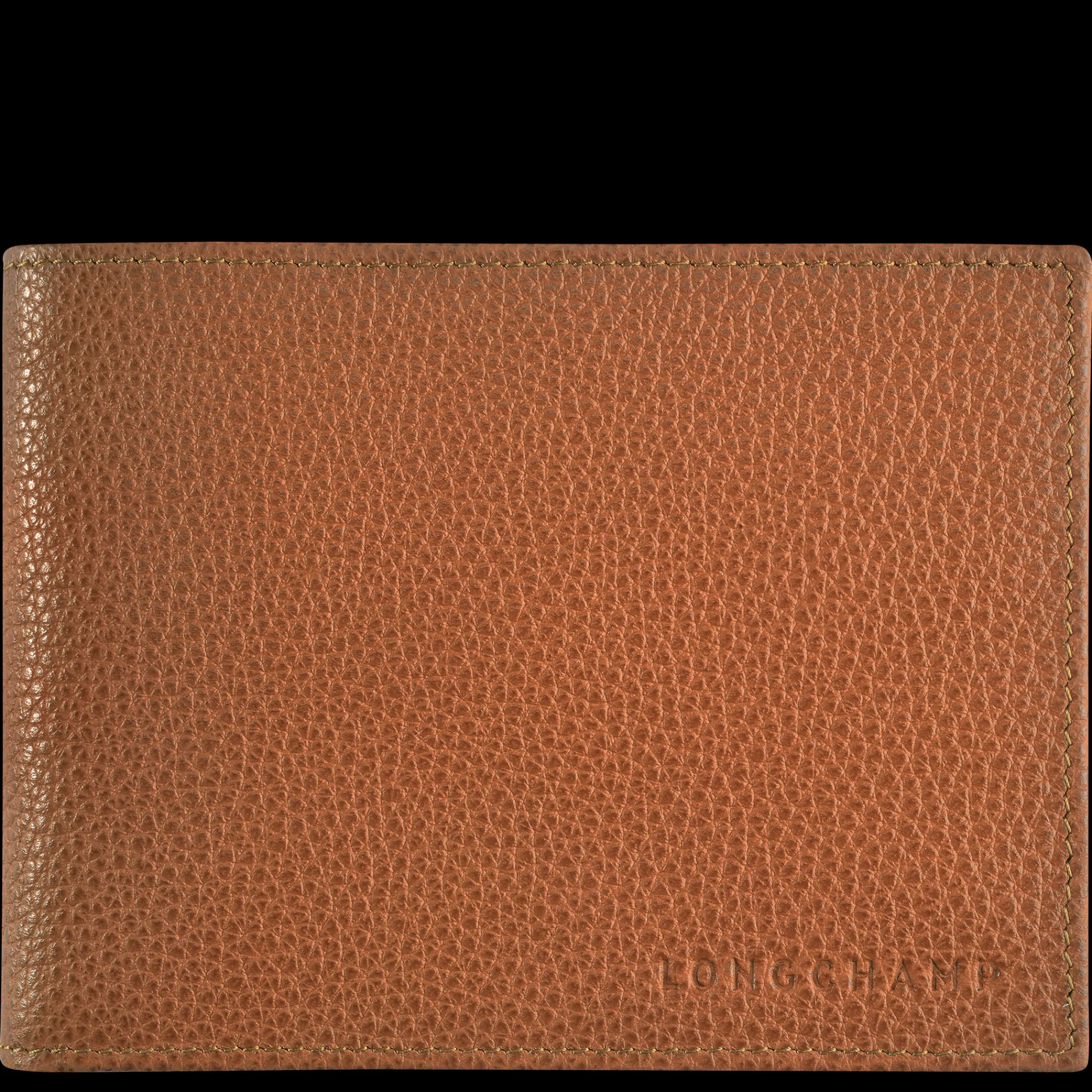 New Longchamp Portefeuille Le Foulonné Caramel
