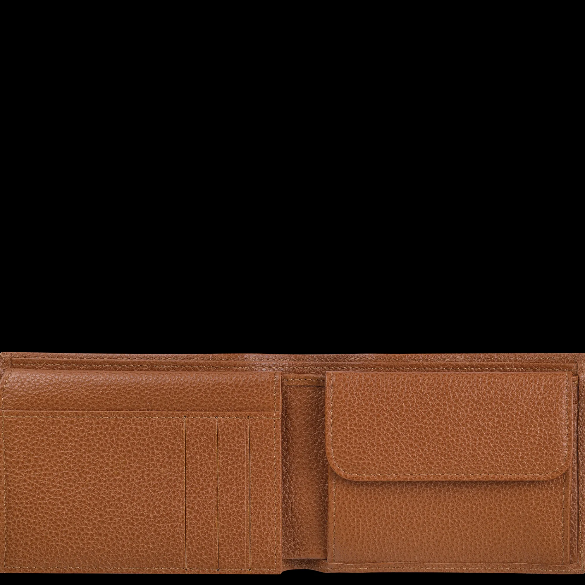 New Longchamp Portefeuille Le Foulonné Caramel