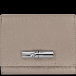 Hot Longchamp Portefeuille Le Roseau Argile
