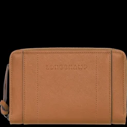 Online Longchamp Portefeuille 3D Naturel