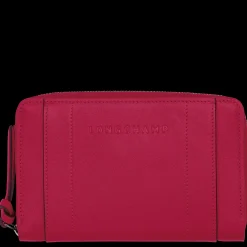New Longchamp Portefeuille 3D Magenta