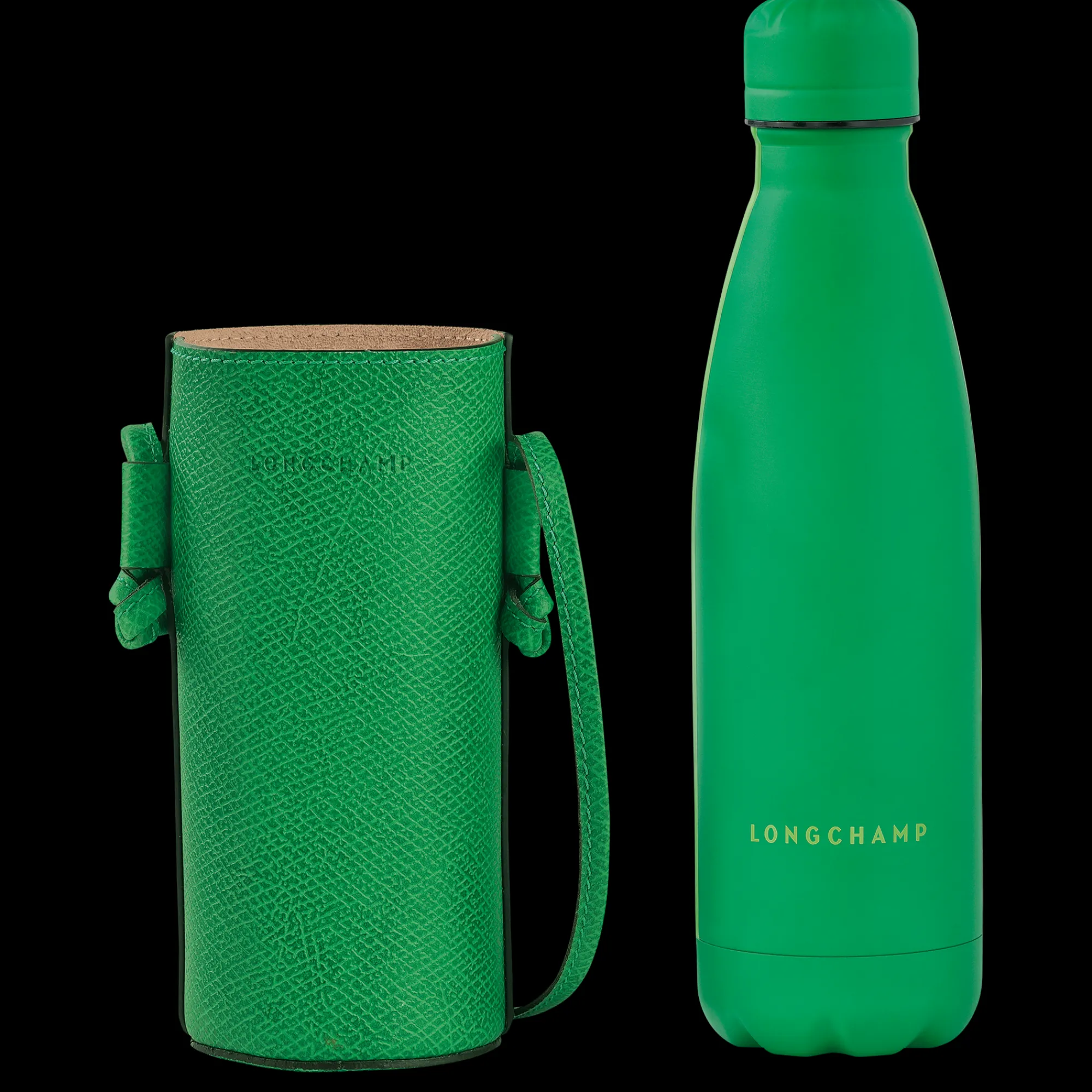 Online Longchamp Porte-gourde Épure Vert