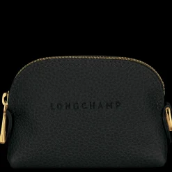 Outlet Longchamp Porte-monnaie Le Foulonné Noir