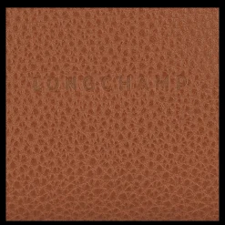 Sale Longchamp Porte-monnaie Le Foulonné Caramel