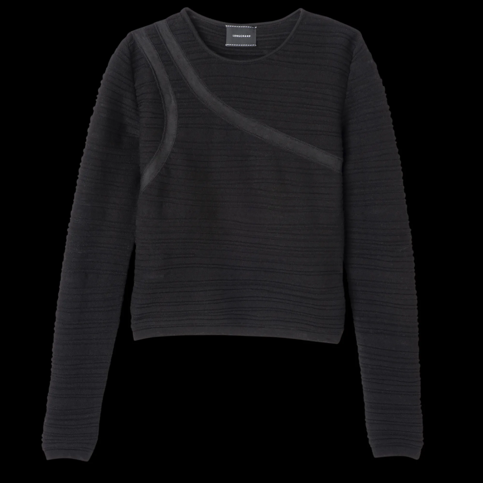 Best Longchamp Pull Cintré Noir