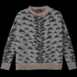 Best Longchamp Pull Col Rond Gris