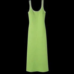 Outlet Longchamp Robe Longue Vert Lumière