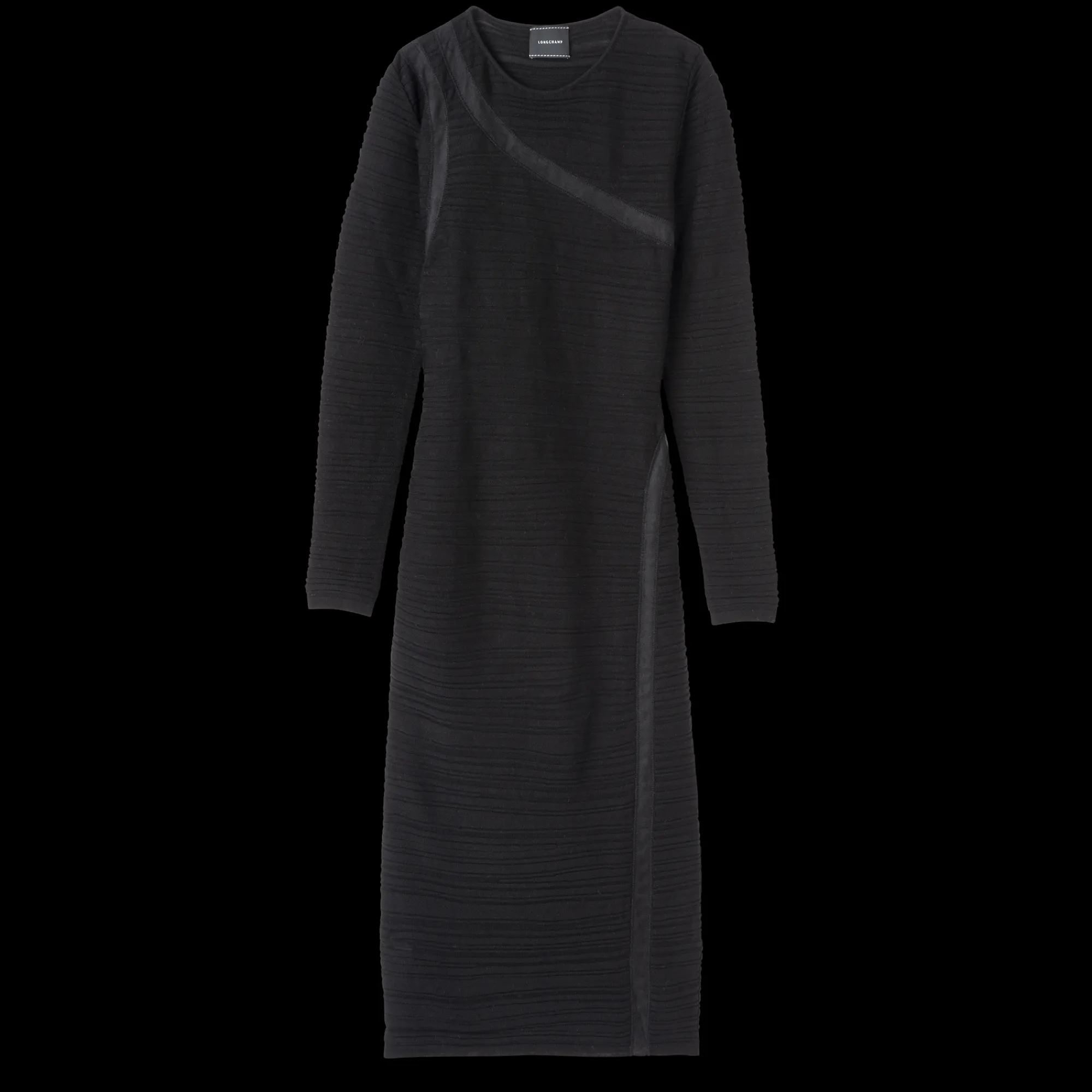 Outlet Longchamp Robe Longue Noir