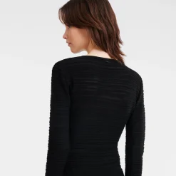 Outlet Longchamp Robe Longue Noir