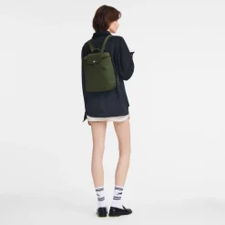 Hot Longchamp Sac à Dos M Le Pliage Green Forêt
