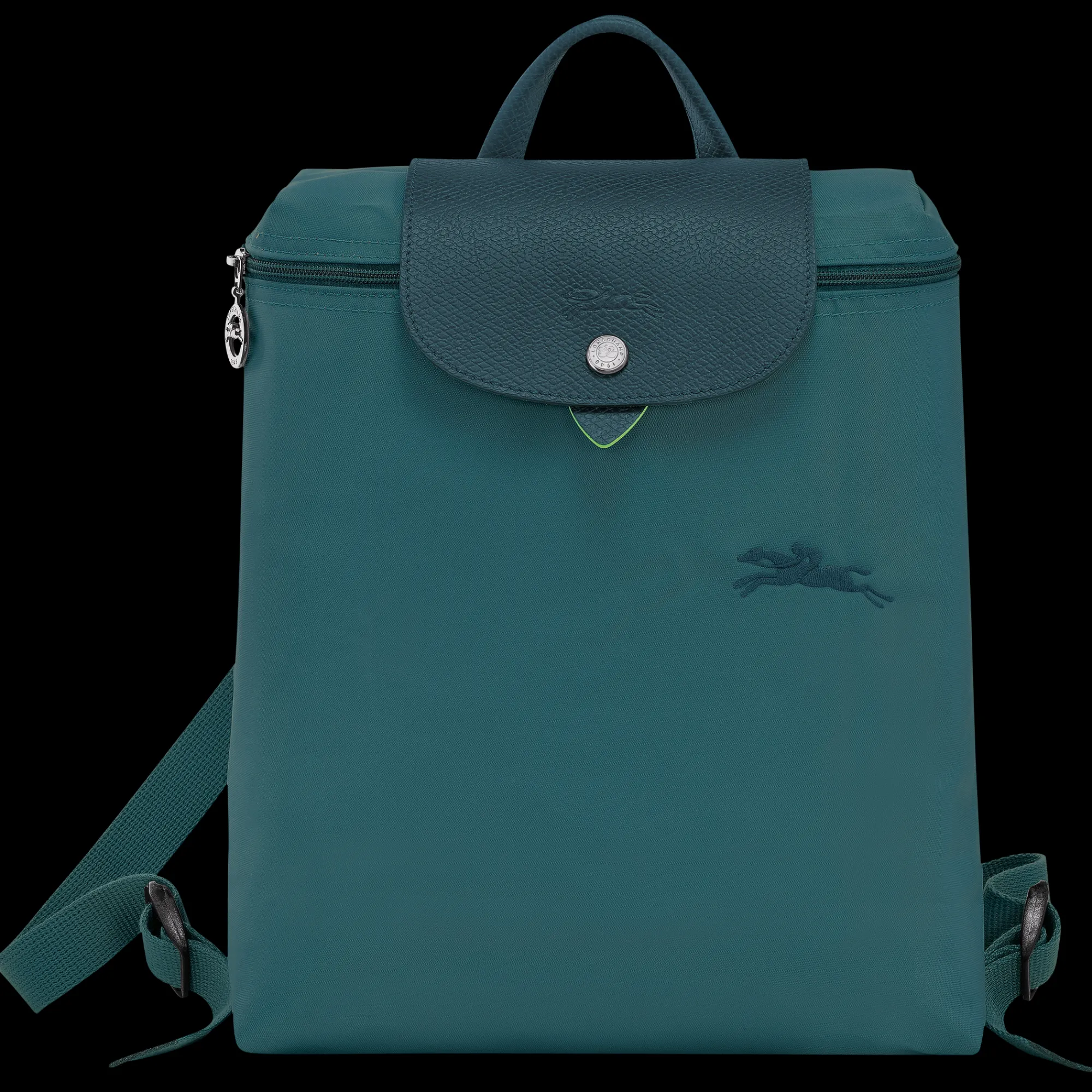 Clearance Longchamp Sac à Dos M Le Pliage Green Paon