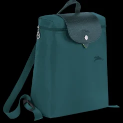 Clearance Longchamp Sac à Dos M Le Pliage Green Paon