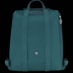 Clearance Longchamp Sac à Dos M Le Pliage Green Paon