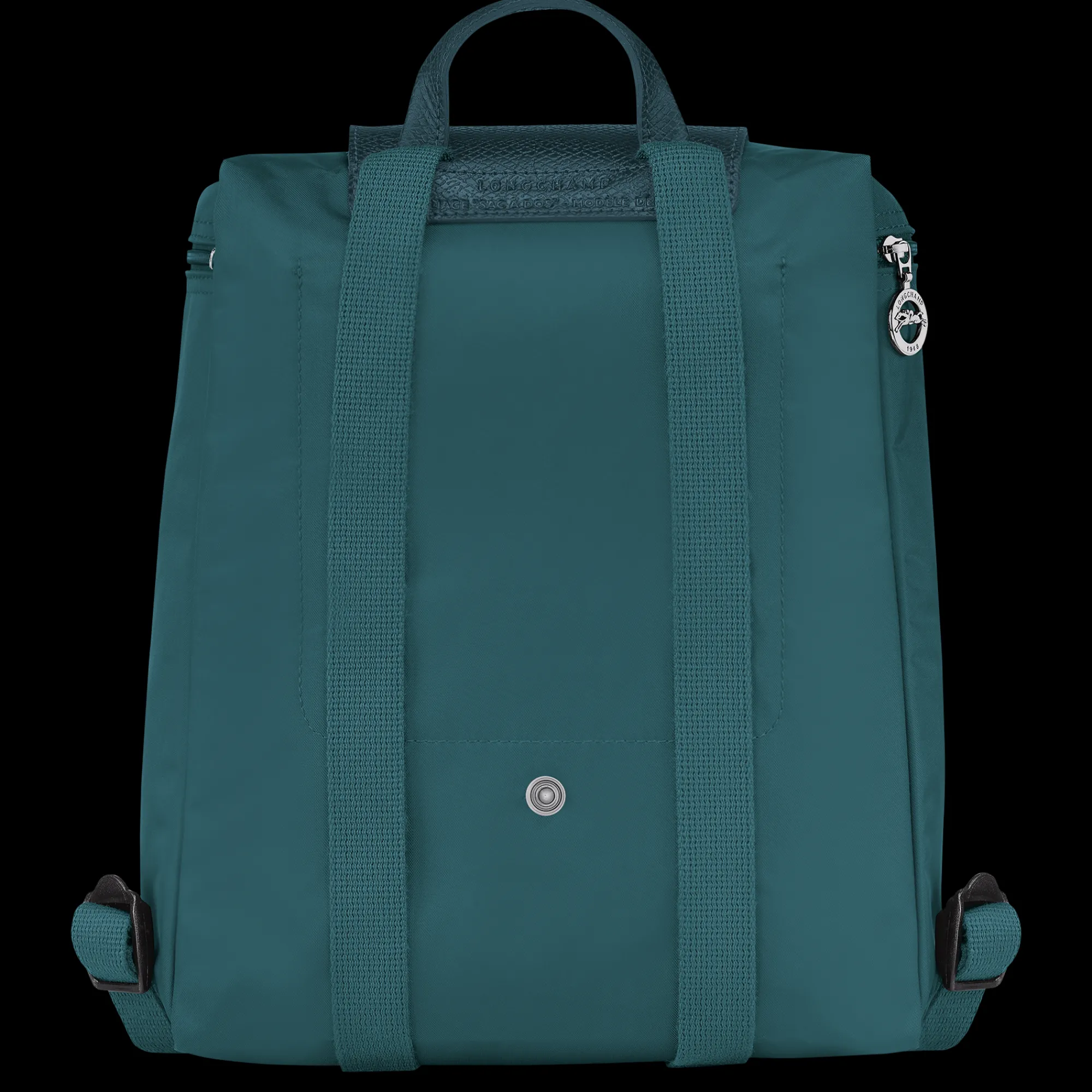 Clearance Longchamp Sac à Dos M Le Pliage Green Paon