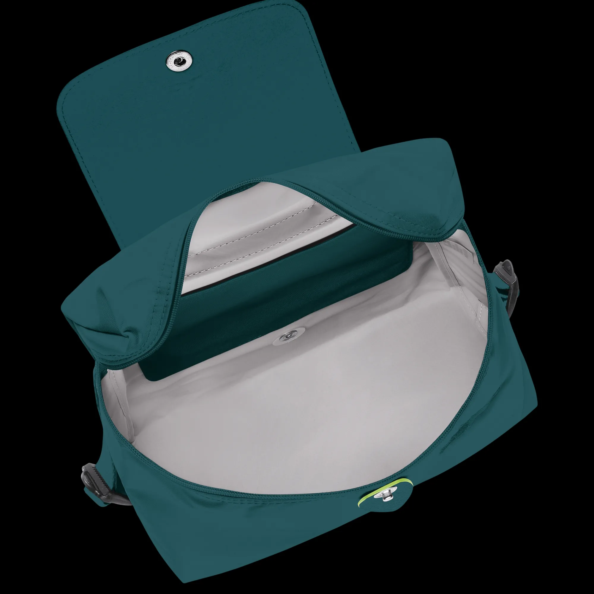 Clearance Longchamp Sac à Dos M Le Pliage Green Paon