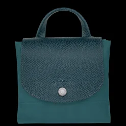 Clearance Longchamp Sac à Dos M Le Pliage Green Paon