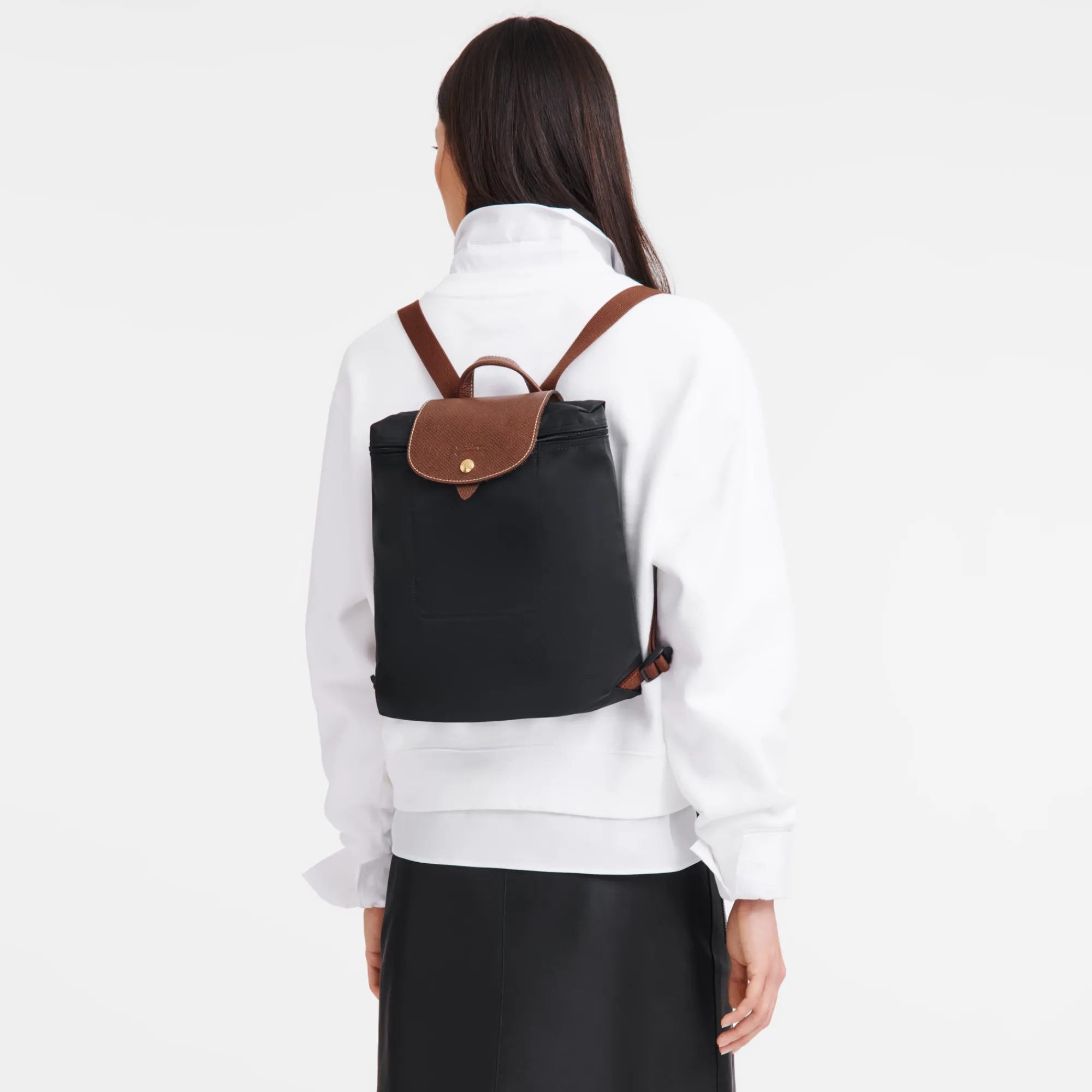 Discount Longchamp Sac à Dos M Le Pliage Original Noir