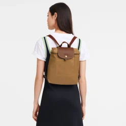 Discount Longchamp Sac à Dos M Le Pliage Original Chamois