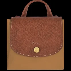 Discount Longchamp Sac à Dos M Le Pliage Original Chamois