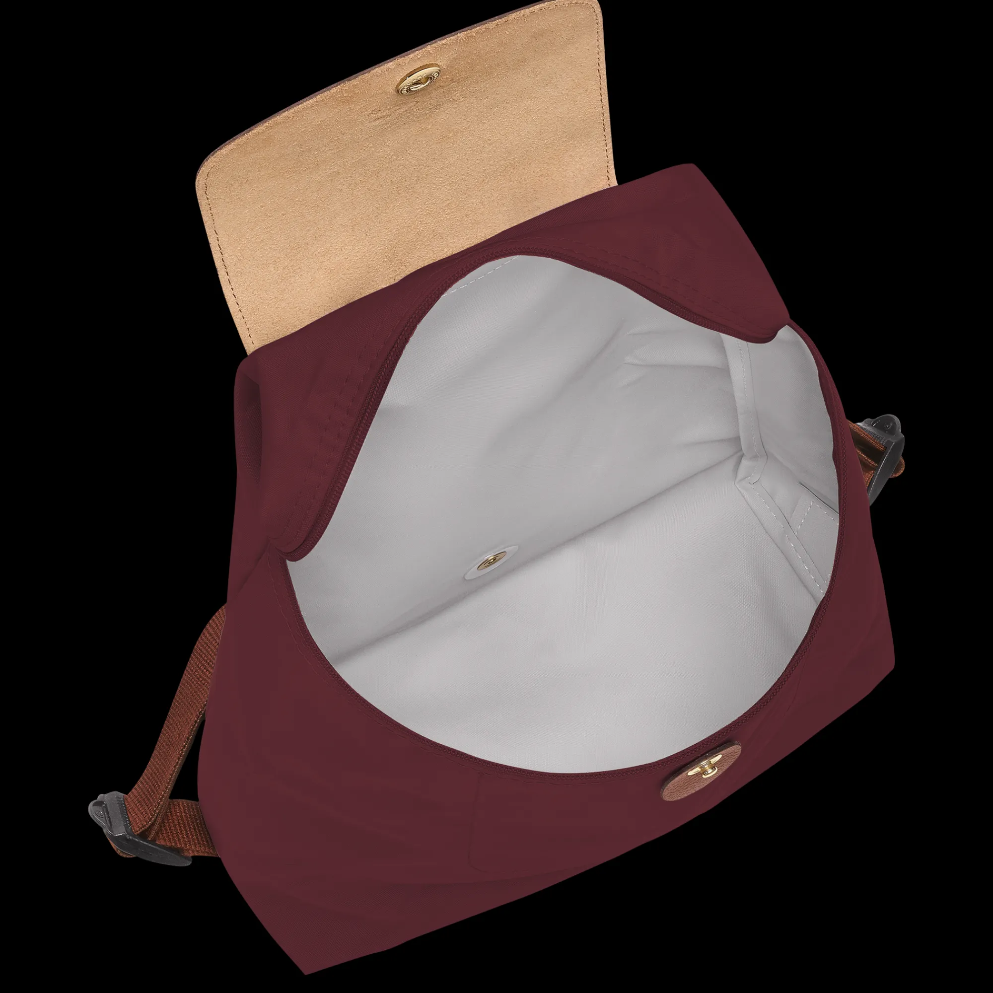 Discount Longchamp Sac à Dos M Le Pliage Original Bordeaux