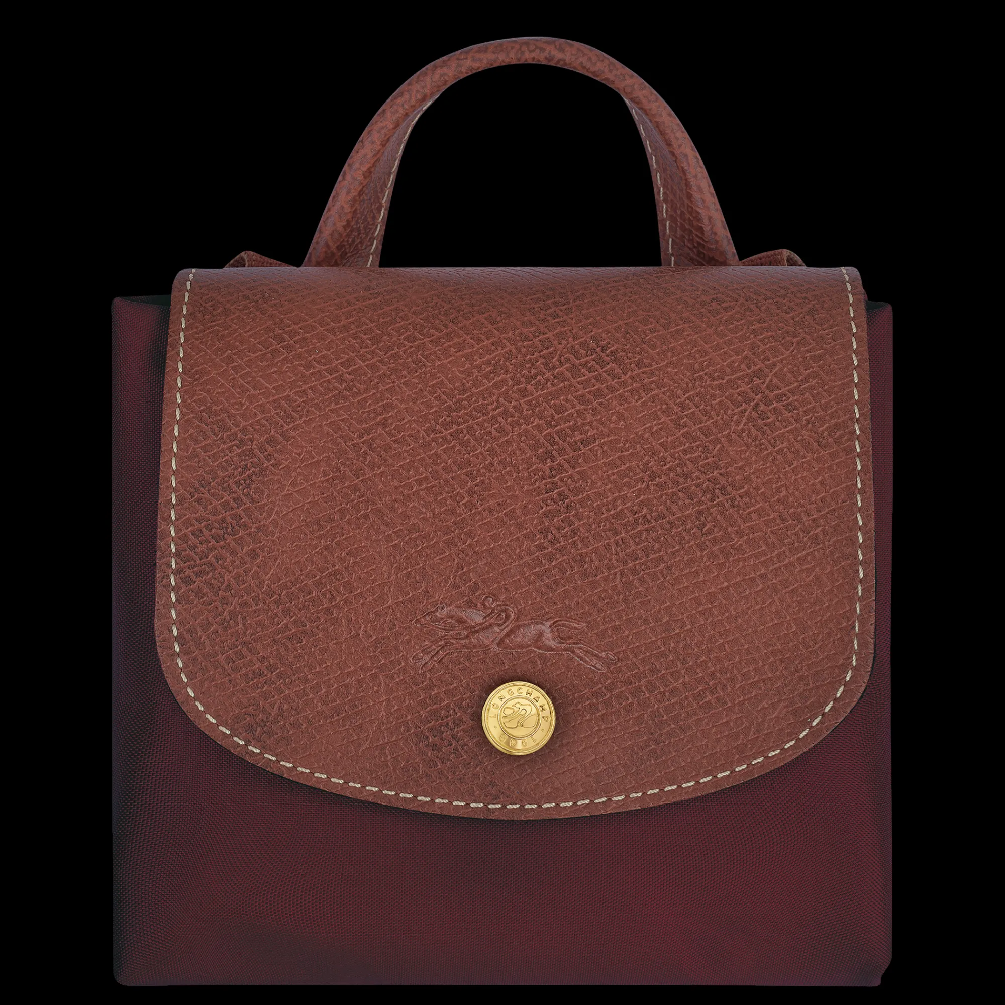 Discount Longchamp Sac à Dos M Le Pliage Original Bordeaux