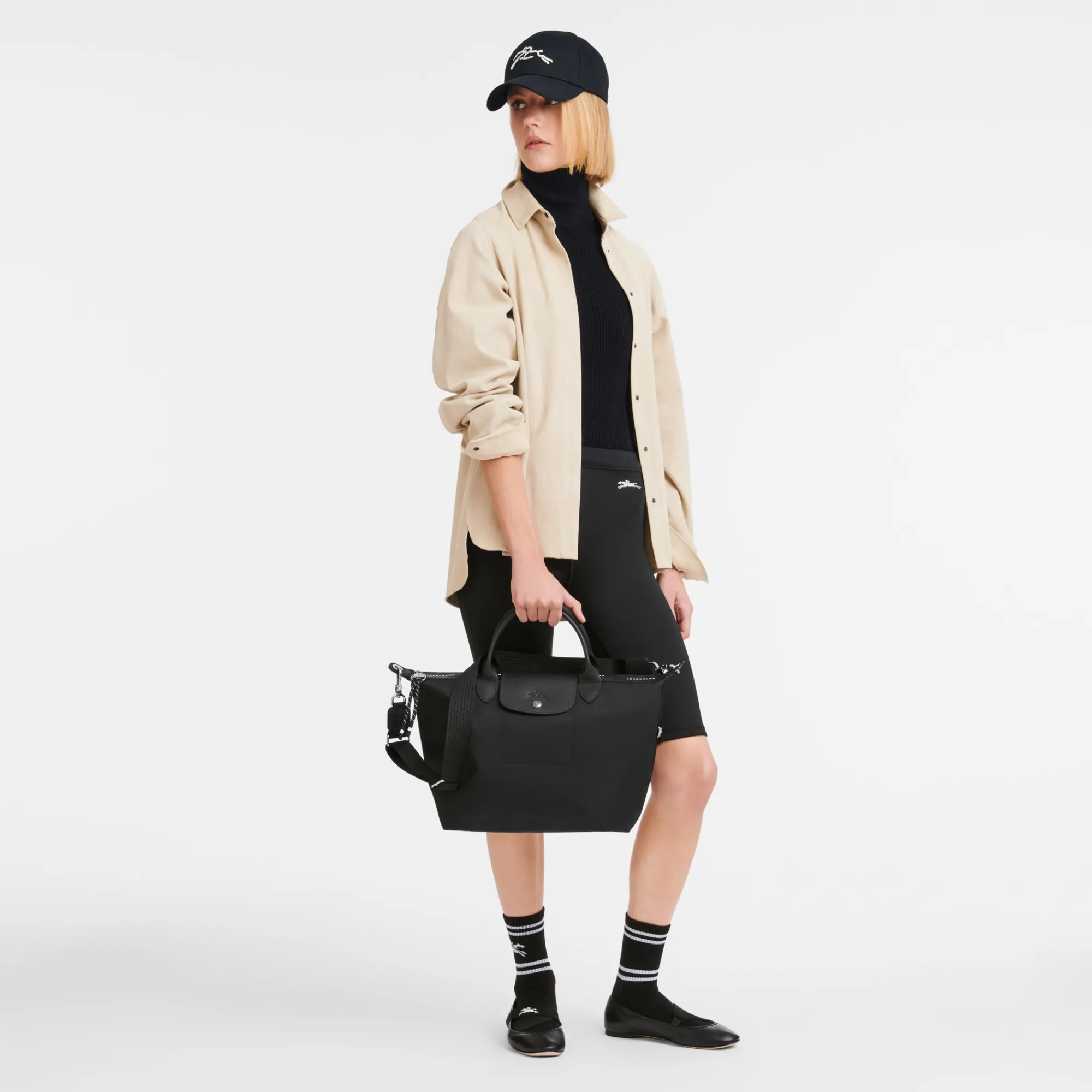 Clearance Longchamp Sac à Main L Le Pliage Energy Noir