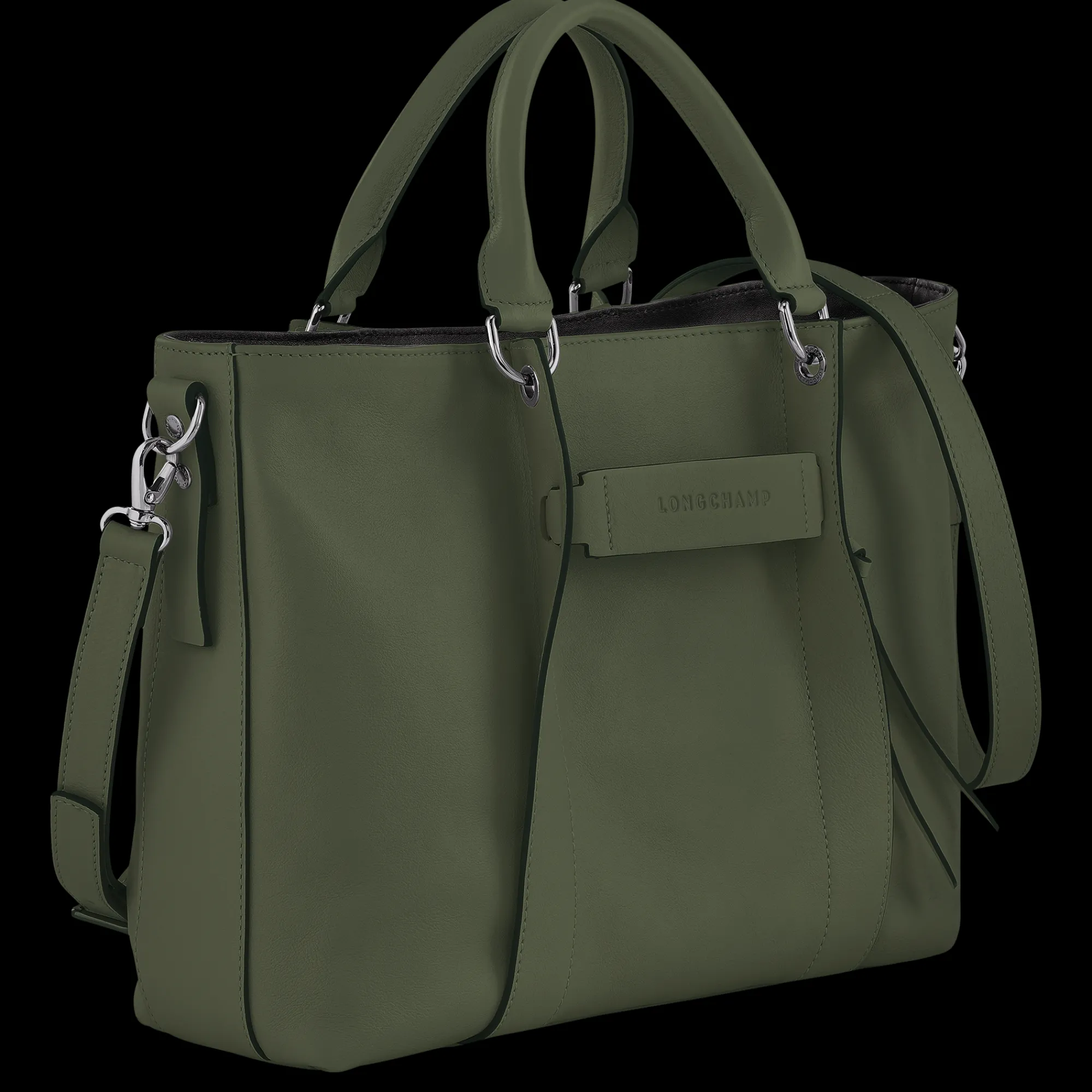 Outlet Longchamp Sac à Main L 3D Kaki