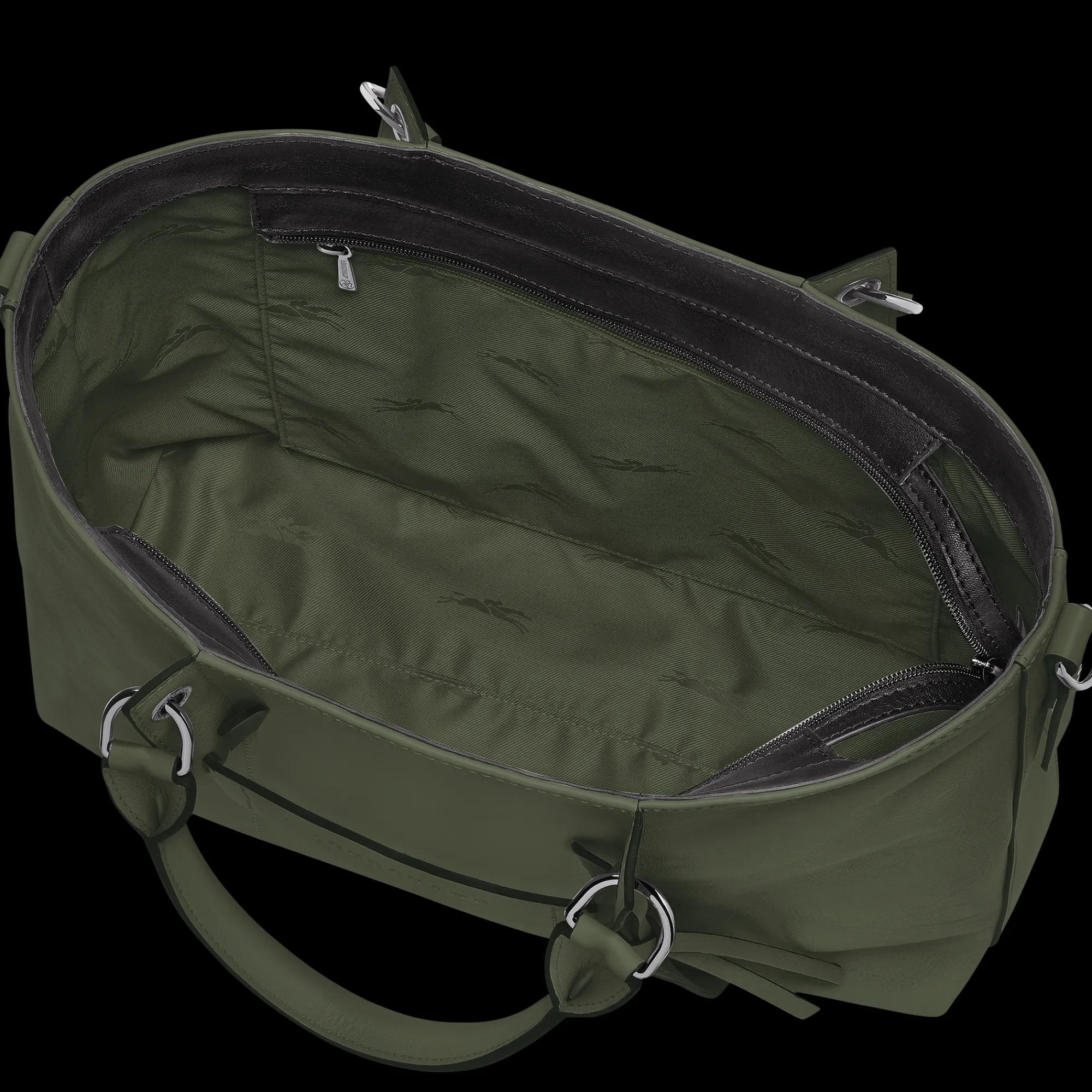 Outlet Longchamp Sac à Main L 3D Kaki