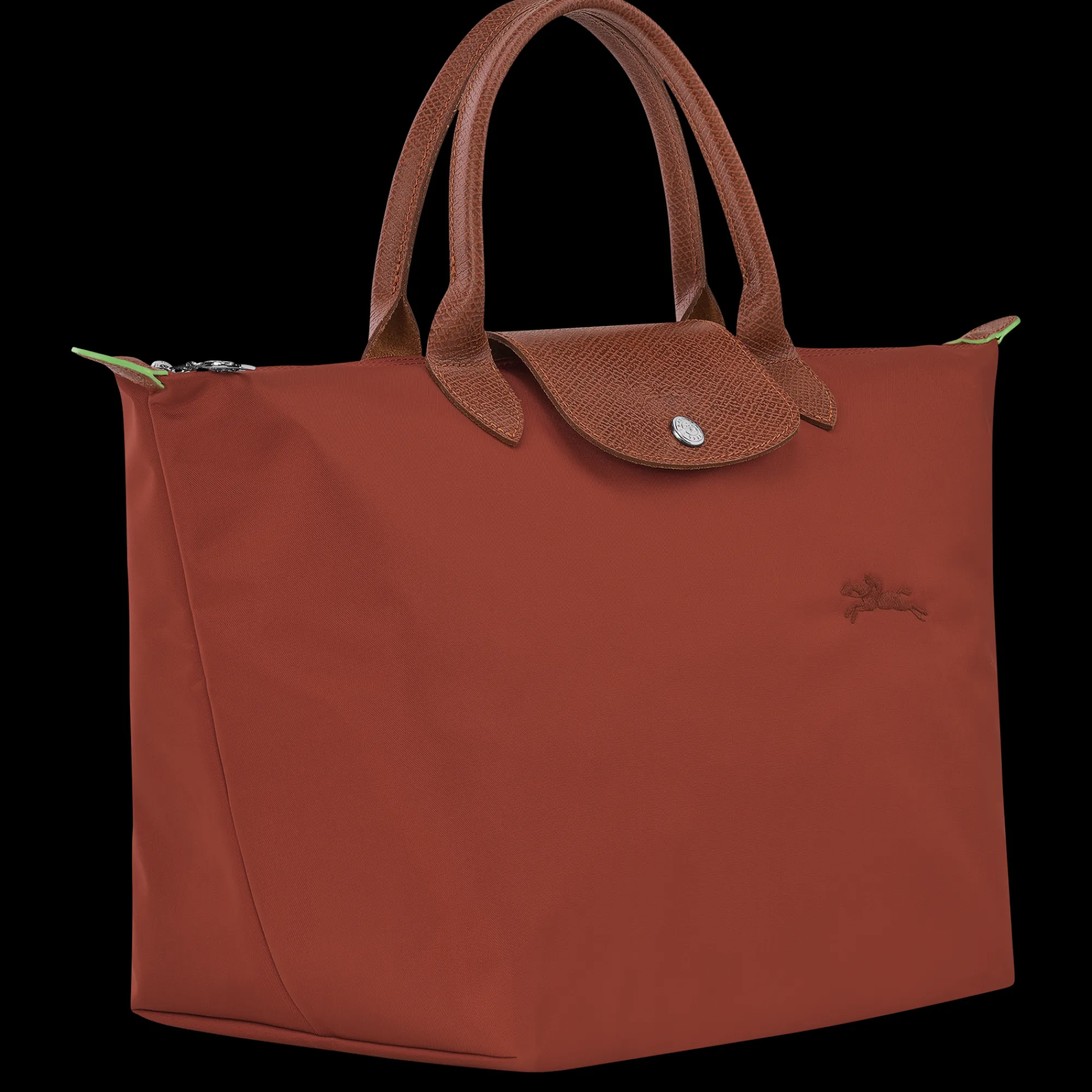 Discount Longchamp Sac à Main M Le Pliage Green Châtaigne