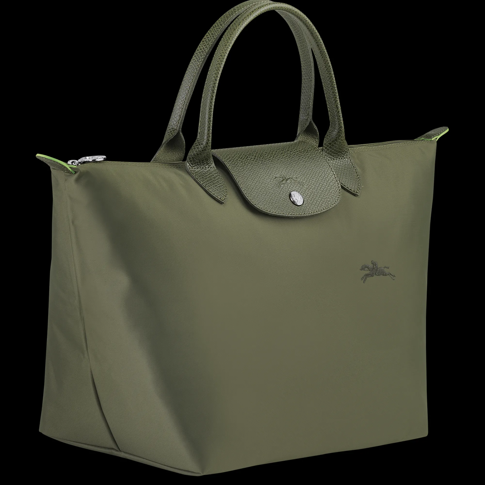 New Longchamp Sac à Main M Le Pliage Green Forêt
