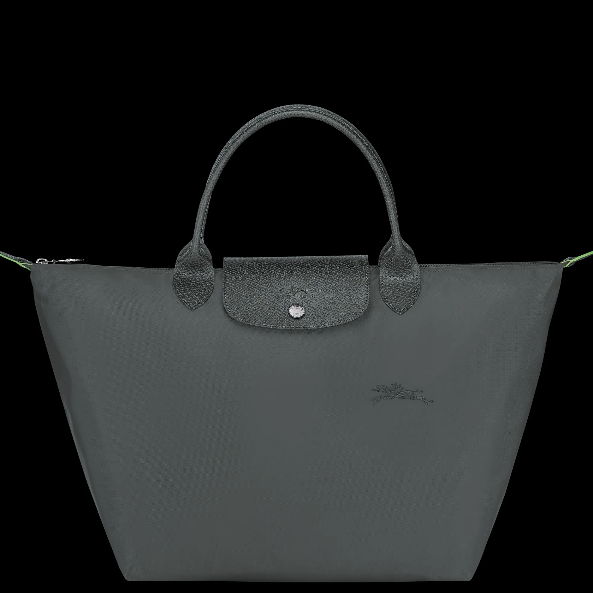 Online Longchamp Sac à Main M Le Pliage Green Graphite