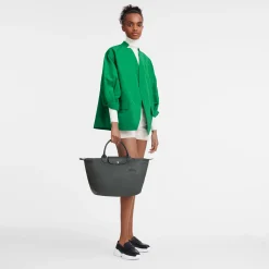 Online Longchamp Sac à Main M Le Pliage Green Graphite
