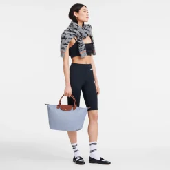 Hot Longchamp Sac à Main M Le Pliage Original Acier