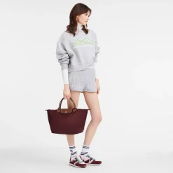 Online Longchamp Sac à Main M Le Pliage Original Bordeaux