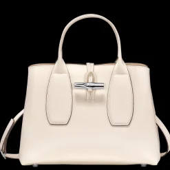 Outlet Longchamp Sac à Main M Le Roseau Ecru