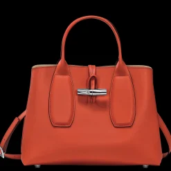 New Longchamp Sac à Main M Le Roseau Paprika
