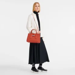 New Longchamp Sac à Main M Le Roseau Paprika