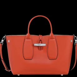 New Longchamp Sac à Main M Le Roseau Paprika