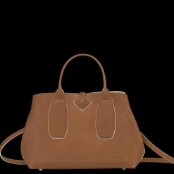 Discount Longchamp Sac à Main M Le Roseau Cognac