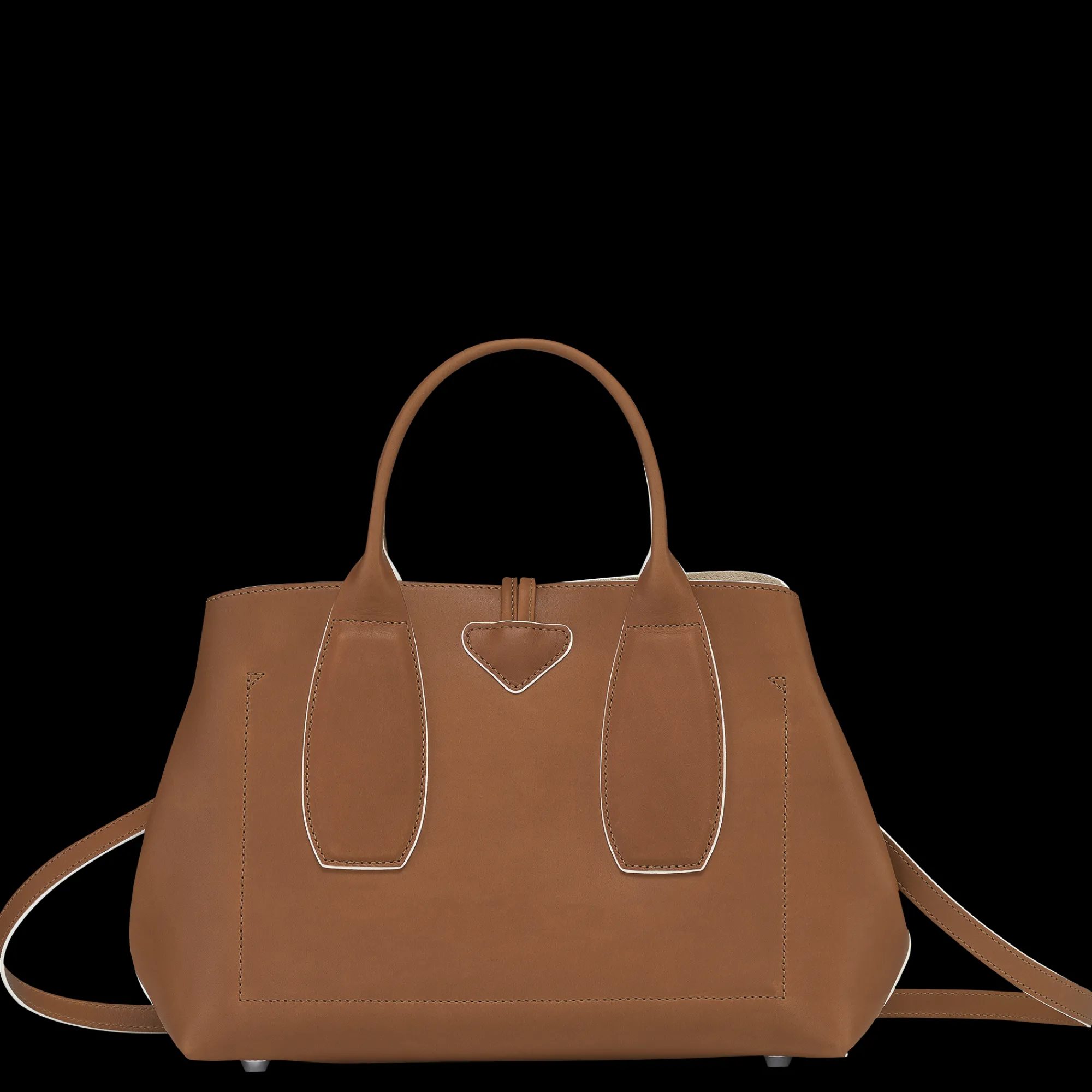 Discount Longchamp Sac à Main M Le Roseau Cognac