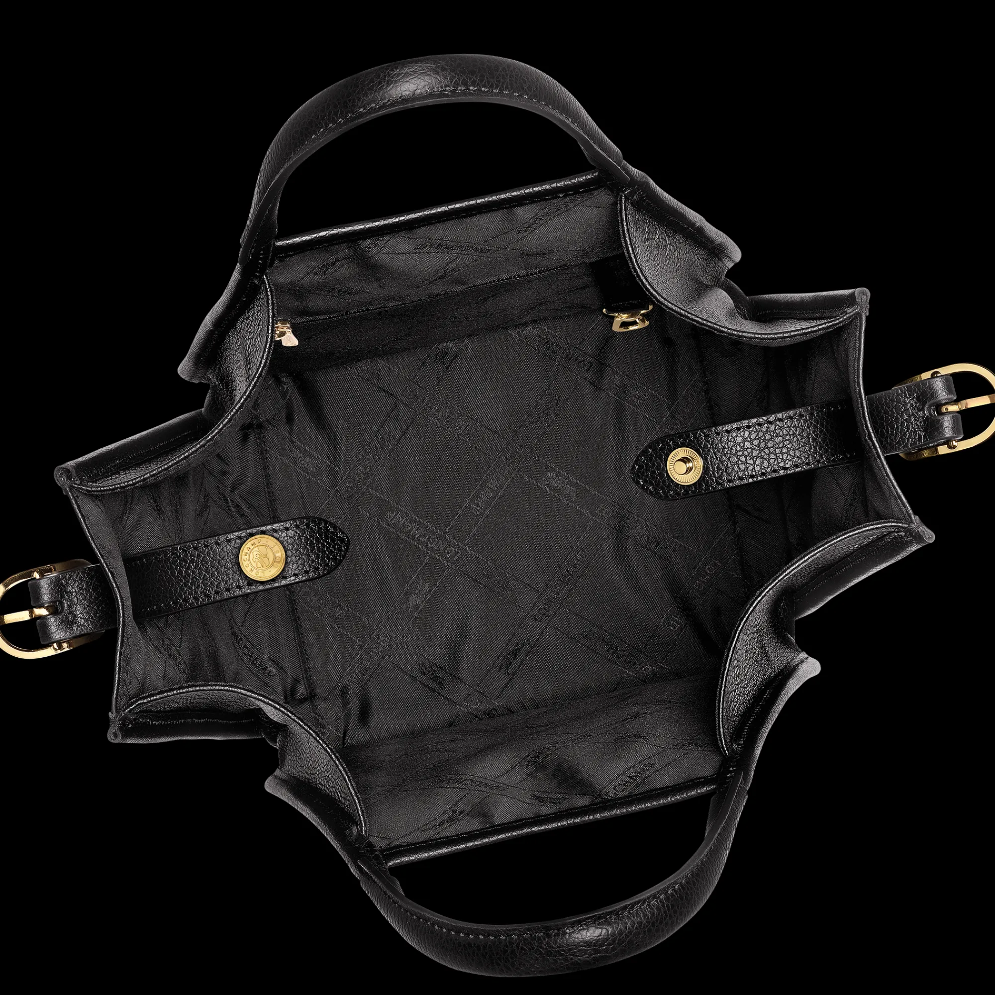 Best Longchamp Sac à Main S Le Foulonné Noir