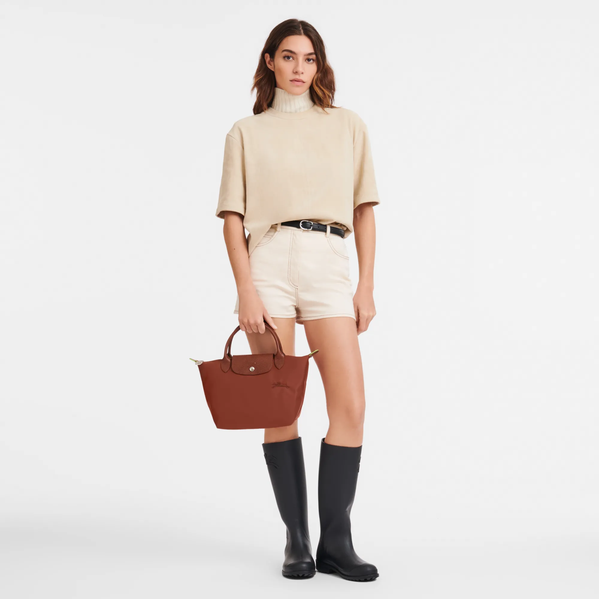 Best Longchamp Sac à Main S Le Pliage Green Châtaigne